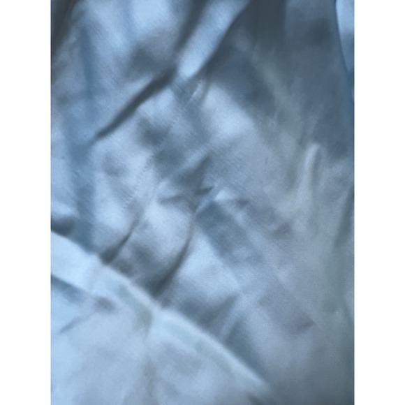 Abercrombie and Fitch One Shoulder Satin Knotted Midi Dress Small TALL Blue - Picture 7 of 11